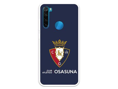 Funda para Xiaomi Redmi Note 8 del Osasuna Escudo Fondo azul - Licencia Oficial CA Osasuna