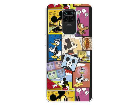 Funda para Xiaomi Redmi Note 9 Oficial de Disney Mickey Comic - Clásicos Disney