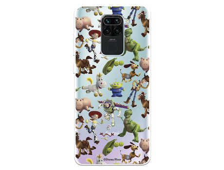 Funda para Xiaomi Redmi Note 9 Oficial de Disney Muñecos Toy Story Siluetas - Toy Story