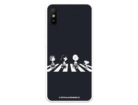 Funda para Xiaomi Redmi 9A Oficial de Peanuts Personajes Beatles - Snoopy
