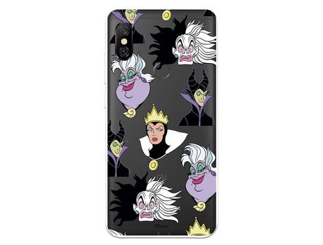 Funda para Xiaomi Redmi Note 6 Oficial de Disney Villanas Patrón