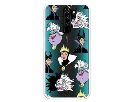 Funda para Xiaomi Redmi Note 8 Pro Oficial de Disney Villanas Patrón