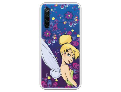 Funda para Xiaomi Redmi Note 8T Oficial de Disney Campanilla Flores - Peter Pan