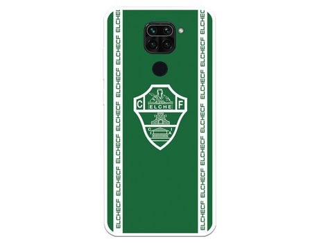 Funda para Xiaomi Redmi Note 9 del Elche CF Escudo Fondo Verde - Licencia Oficial Elche CF