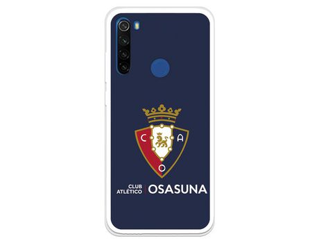 Funda para Xiaomi Redmi Note 8T del Osasuna Escudo Fondo azul - Licencia Oficial CA Osasuna
