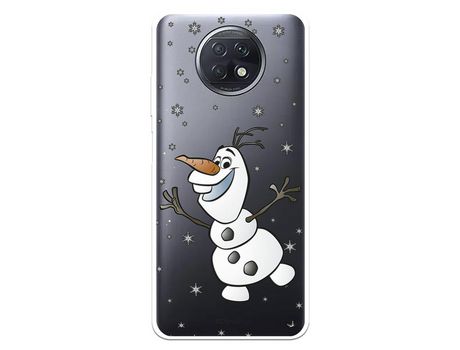 Funda para Xiaomi Redmi Note 9T Oficial de Disney Olaf Transparente - Frozen