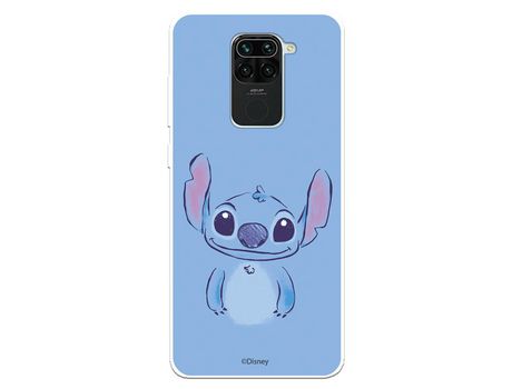 Funda para Xiaomi Redmi Note 9 Oficial de Disney Stitch azul - Lilo & Stitch
