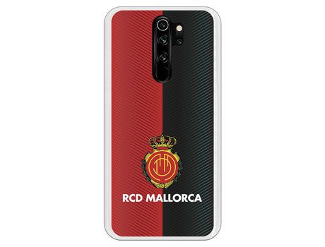 Funda para Xiaomi Redmi Note 8 Pro del Mallorca RCD Mallorca Diagonales Transparente - Licencia Oficial RCD Mallorca