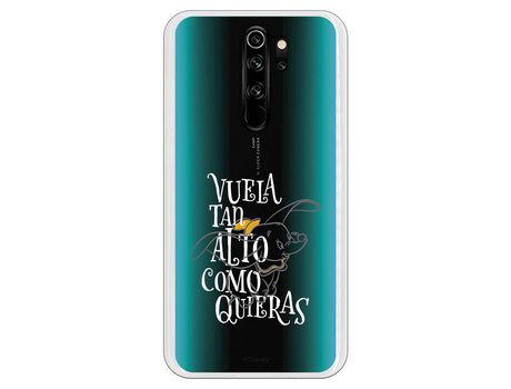 Funda para Xiaomi Redmi Note 8 Pro Oficial de Disney Dumbo Vuela tan Alto - Dumbo