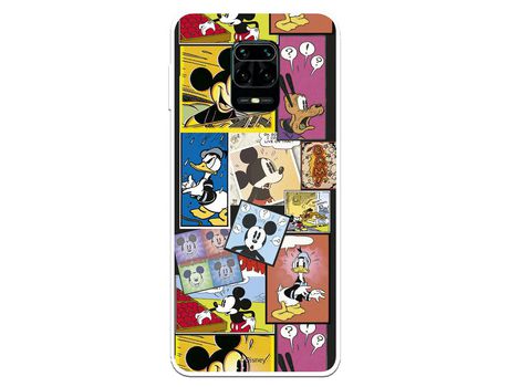 Funda para Xiaomi Redmi Note 9S Oficial de Disney Mickey Comic - Clásicos Disney