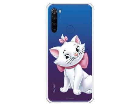Funda para Xiaomi Redmi Note 8T Oficial de Disney Marie Silueta - Los Aristogatos