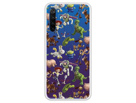 Funda para Xiaomi Redmi Note 8T Oficial de Disney Muñecos Toy Story Siluetas - Toy Story