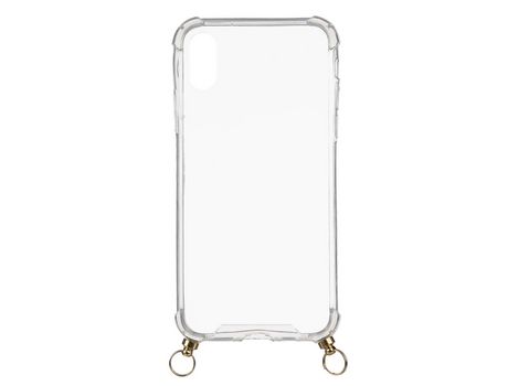 Funda Silicona Colgante Transparente para iPhone XS