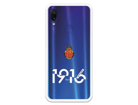 Funda para Xiaomi Redmi Note 7 del Mallorca RCD Mallorca 1916 Transparente - Licencia Oficial RCD Mallorca