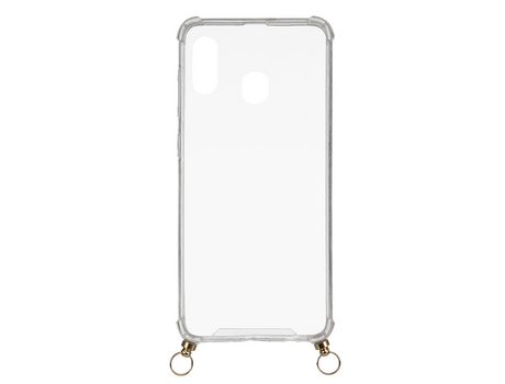 Funda Silicona Colgante Transparente para Samsung Galaxy A30