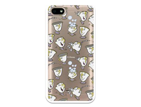 Funda Oficial Disney Chip Potts Siluetas Transparente para Xiaomi Redmi 6A