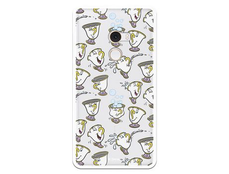 Funda Oficial Disney Chip Potts Siluetas Transparente para Xiaomi Mi Mix 2