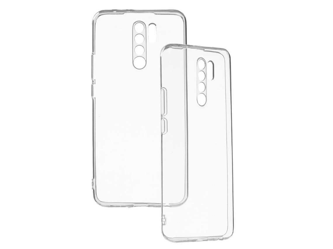 Funda de Silicona Transparente para Xiaomi Redmi 9A, 9T
