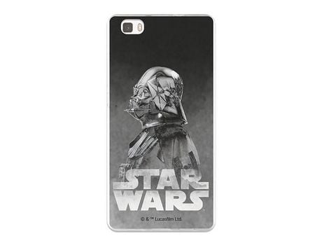 Funda Star Wars Darth Vader negro Huawei P8 Lite