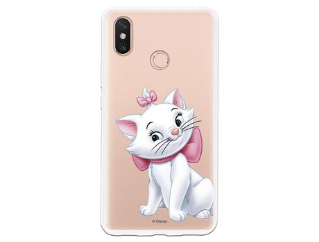 Funda Oficial Disney Marie Silueta transparente para Xiaomi Mi Max 3 - Los Aristogatos