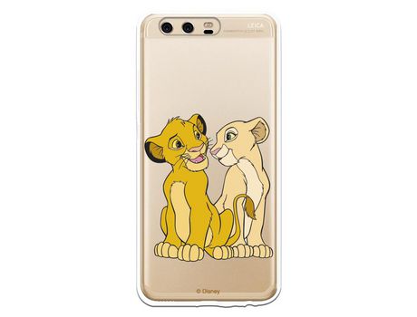 Funda Oficial Disney Simba y Nala transparente para Huawei P10 - El Rey León