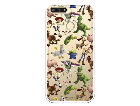 Funda Oficial Disney Toy Story Siluetas Transparente - Toy Story para Huawei Y6 2018