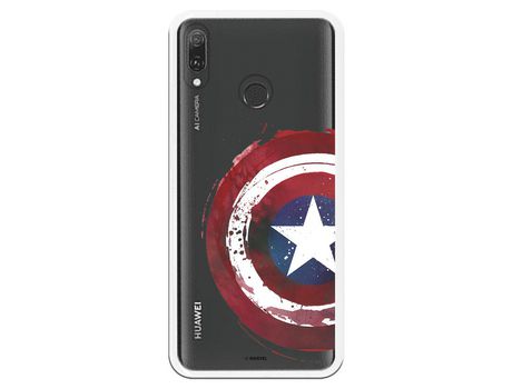 Funda Oficial Escudo Capitan America para Huawei Y9 2019