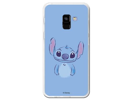 Funda Oficial Lilo y Stitch azul Samsung Galaxy A8 2018
