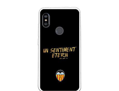 Funda Oficial Valencia CF Un sentiment Xiaomi Redmi Note 6