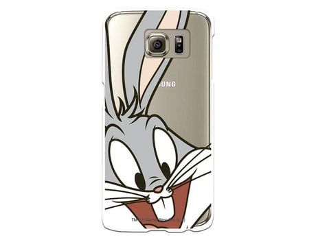 Funda Oficial Warner Bros Bugs Bunny Transparente para Samsung Galaxy S6 - Looney Tunes