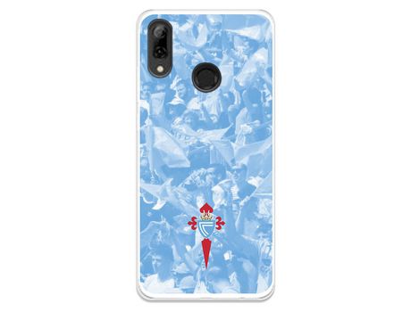 Funda para Huawei Honor 10 Lite del Celta Escudo Fondo Hinchada - Licencia Oficial RC Celta