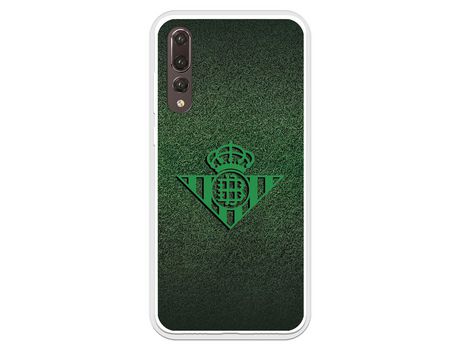 Funda para Huawei P20 Pro del Betis Escudo Verde Fondo trama - Licencia Oficial