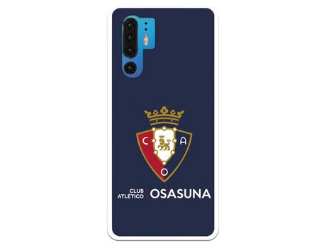 Funda para Huawei P30 Pro del Osasuna Escudo Fondo azul - Licencia Oficial CA Osasuna