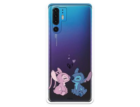 Funda para Huawei P30 Pro Oficial de Disney Angel & Stitch Beso - Lilo & Stitch