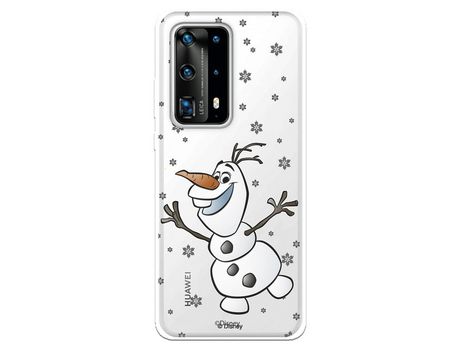 Funda para Huawei P40 Pro Oficial de Disney Olaf Transparente - Frozen