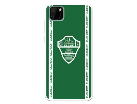 Funda para Huawei Y5p del Elche CF Escudo Fondo Verde - Licencia Oficial Elche CF