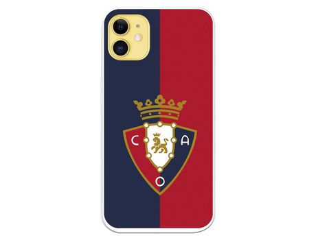 Funda para iPhone 11 del Osasuna Escudo Fondo Bicolor - Licencia Oficial CA Osasuna