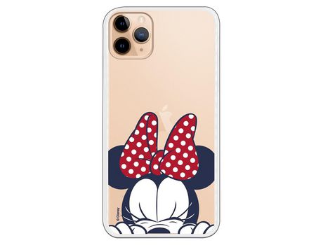 Funda para iPhone 11 Pro Max Oficial de Disney Minnie Cara - Clásicos Disney