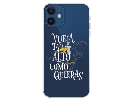 Funda para iPhone 12 Mini Oficial de Disney Dumbo Vuela tan Alto - Dumbo