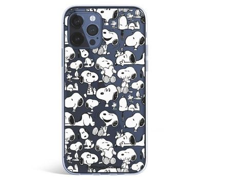 Funda para iPhone 12 Pro Max Oficial de Peanuts Snoopy siluetas - Snoopy