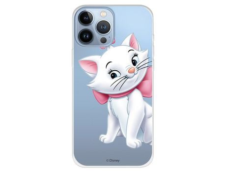 Funda para iPhone 13 Pro Max Oficial de Disney Marie Silueta - Los Aristogatos