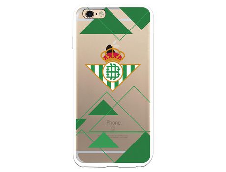Funda para iPhone 6 Plus del Betis Escudo Fondo transparente - Licencia Oficial