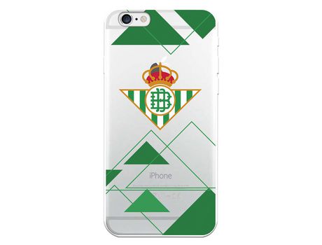 Funda para iPhone 6S del Betis Escudo Fondo transparente - Licencia Oficial