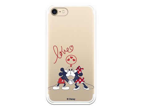 Funda para iPhone 7 Oficial de Disney Mickey y Minnie Love - Clásicos Disney