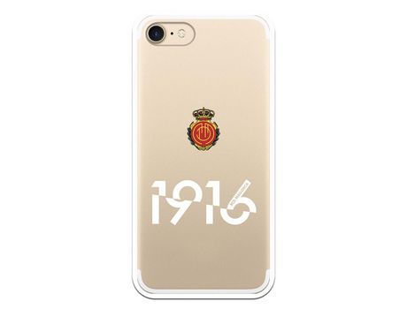 Funda para iPhone 7 del Mallorca RCD Mallorca 1916 Transparente - Licencia Oficial RCD Mallorca