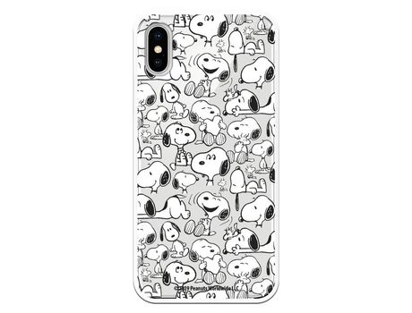 Funda para iPhone X Oficial de Peanuts Snoopy siluetas - Snoopy