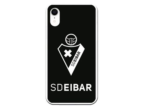 Funda para iPhone XR del Eibar Escudo Fondo Negro - Licencia Oficial SD Eibar