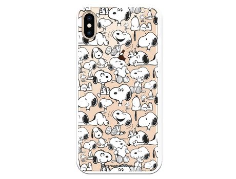 Funda para iPhone XS Max Oficial de Peanuts Snoopy siluetas - Snoopy