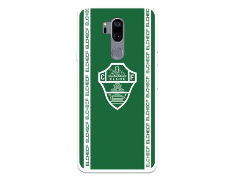 Funda para LG G7 del Elche CF Escudo Fondo Verde - Licencia Oficial Elche CF