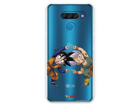 Funda para LG Q60 Oficial de Dragon Ball Goten y Trunks Fusión